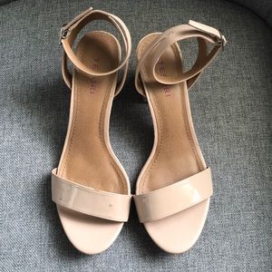 Blush Nude Patent Heel